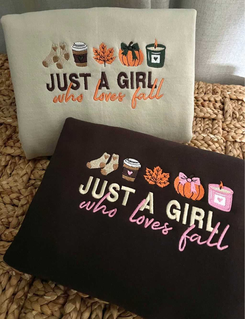 Just a Girl Who Loves Fall Crewneck