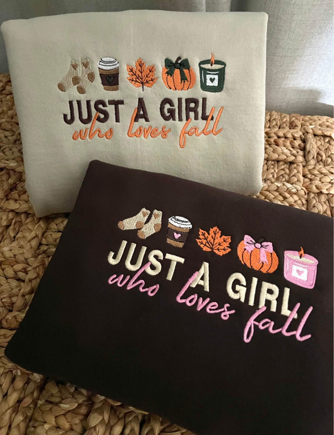 Just a Girl Who Loves Fall Crewneck